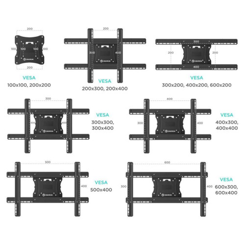 Кронштейн для телевизора Onkron M7L черный 40