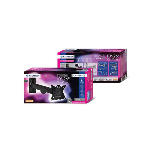 Кронштейн для телевизора Kromax CASPER-103 черный 10