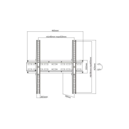Кронштейн для телевизора Ultramounts UM833T черный 32