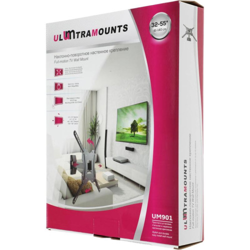 Кронштейн для телевизора Ultramounts UM901 черный 32