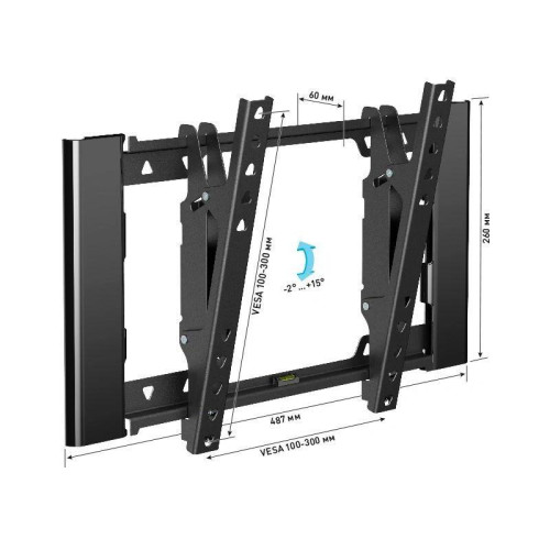 Кронштейн для телевизора Holder T3929-B черный 22