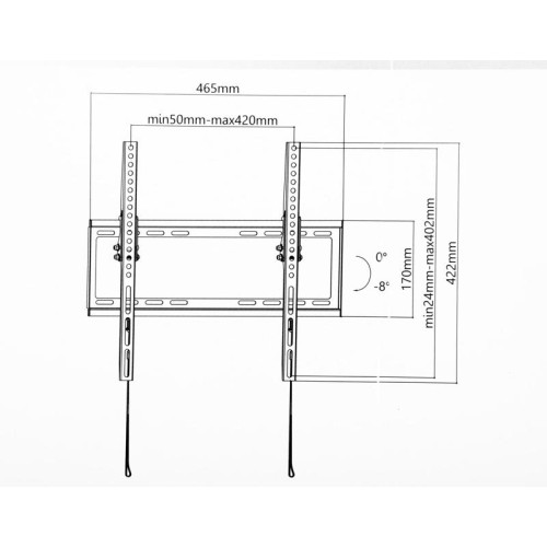 Кронштейн для телевизора Ultramounts UM832TW белый 32