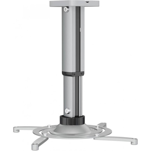 Кронштейн для проектора Cactus CS-VM-PR05M-AL серебристый макс.24кг потолочный поворот и наклон