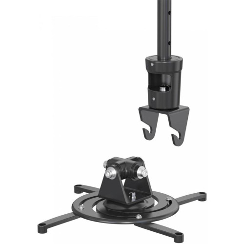 Кронштейн для проектора Cactus CS-VM-PR01L-BK черный макс.10кг потолочный поворот и наклон