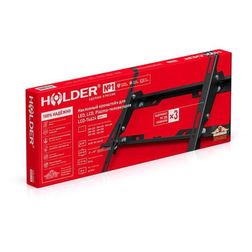 Кронштейн для телевизора Holder T4624-B черный 32