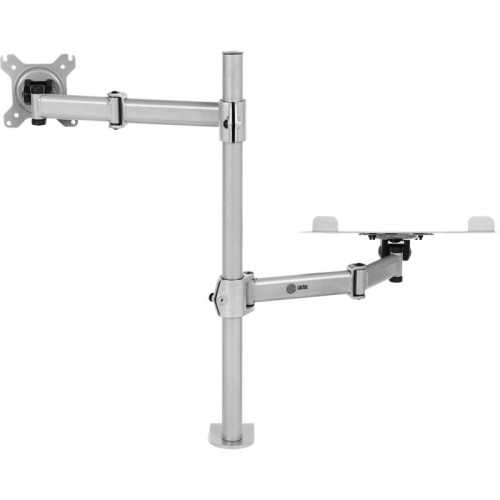 Кронштейн для монитора/ноутбука Cactus CS-VM-LH07-AL серебряный 13