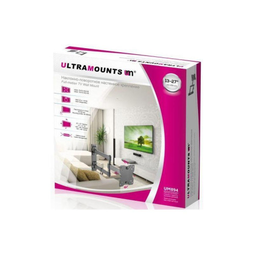Кронштейн для телевизора Ultramounts UM894 черный 13