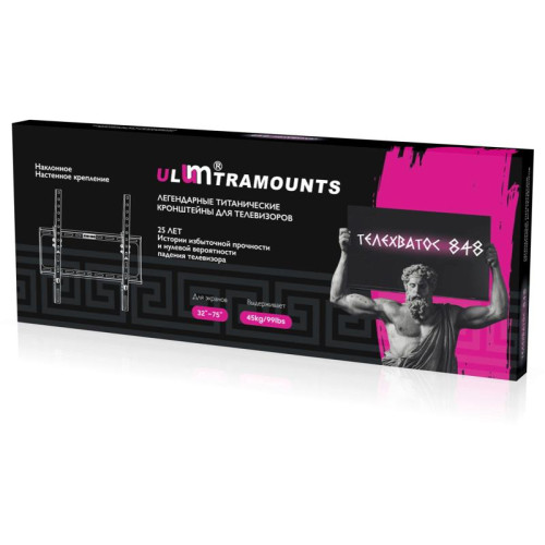 Кронштейн для телевизора Ultramounts UM848 черный 32