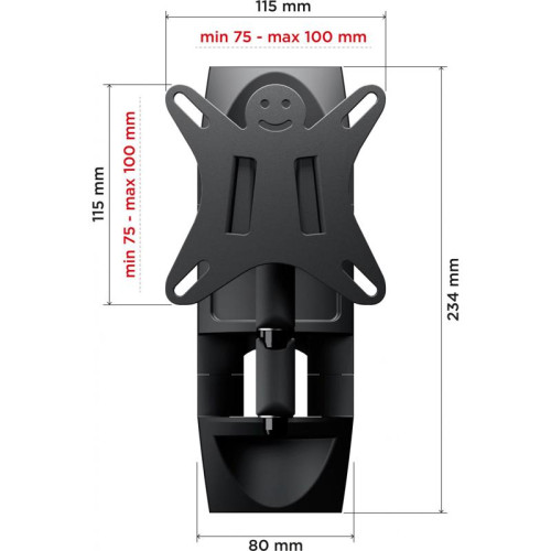 Кронштейн для телевизора Holder LCDS-5039 металлик 10