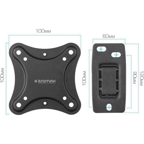 Кронштейн для телевизора Kromax CORBEL-2 черный 10