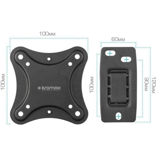 Кронштейн для телевизора Kromax CORBEL-3 черный 10