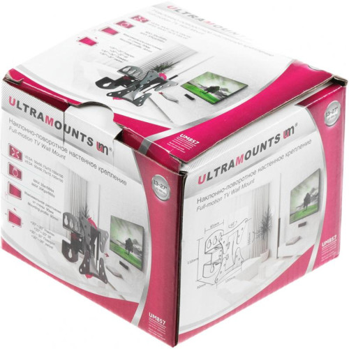 Кронштейн для телевизора Ultramounts UM857 черный 12