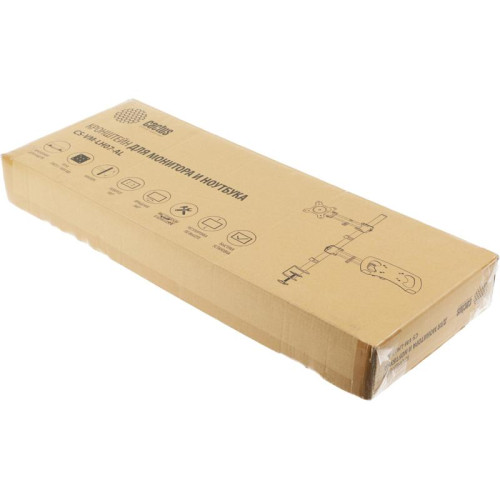 Кронштейн для монитора/ноутбука Cactus CS-VM-LH07-AL серебряный 13