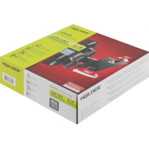 Кронштейн для телевизора Holder LCDS-5065 черный 19