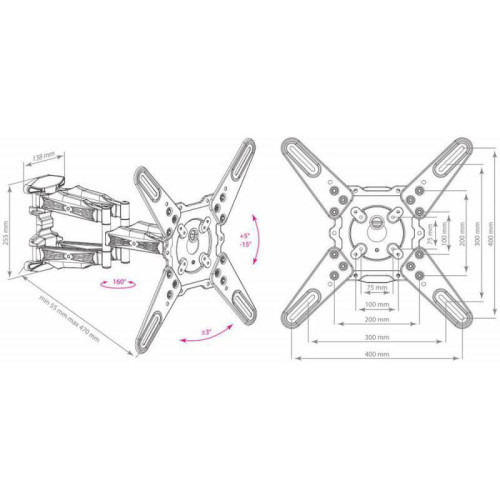 Кронштейн для телевизора Kromax ATLANTIS-45 белый 22