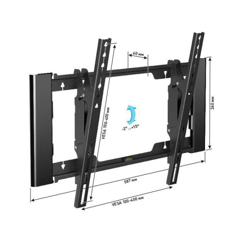 Кронштейн для телевизора Holder T4925-B черный 26