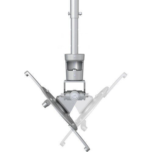 Кронштейн для проектора Cactus CS-VM-PR01L-AL серебристый макс.10кг потолочный поворот и наклон