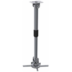 Кронштейн для проектора Cactus CS-VM-PR16L-AL серебристый макс.13.6кг потолочный поворот и наклон