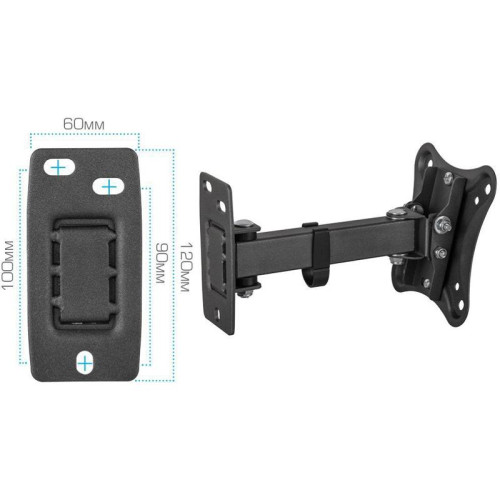 Кронштейн для телевизора Kromax CORBEL-2 черный 10