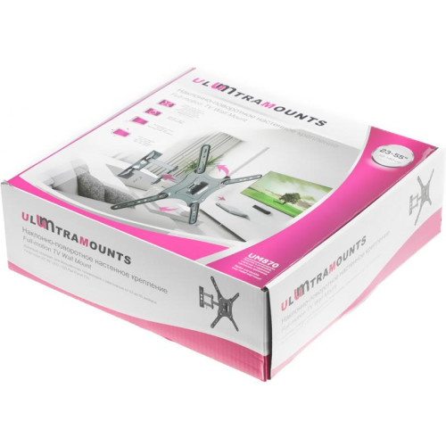 Кронштейн для телевизора Ultramounts UM870 черный 23