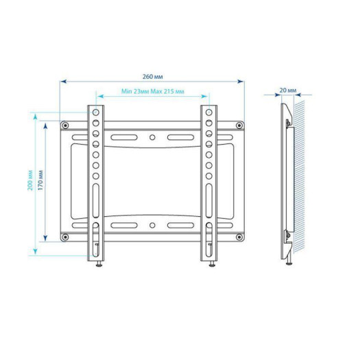 Кронштейн для телевизора Kromax IDEAL-5 белый 15 Кронштейн для телевизора Kromax IDEAL-5 белый 15