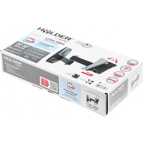 Кронштейн для телевизора Holder LCDS-5064 черный 15