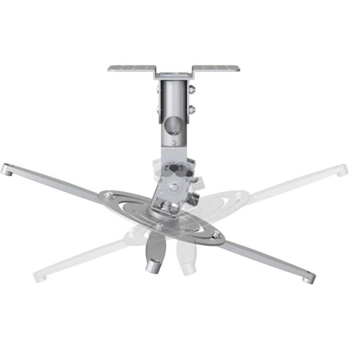 Кронштейн для проектора Cactus CS-VM-PR04-AL серебристый макс.22кг потолочный поворот и наклон