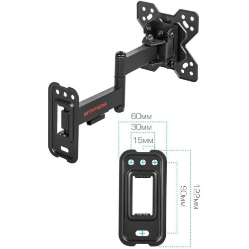 Кронштейн для телевизора Arm Media MARS-6 черный 10