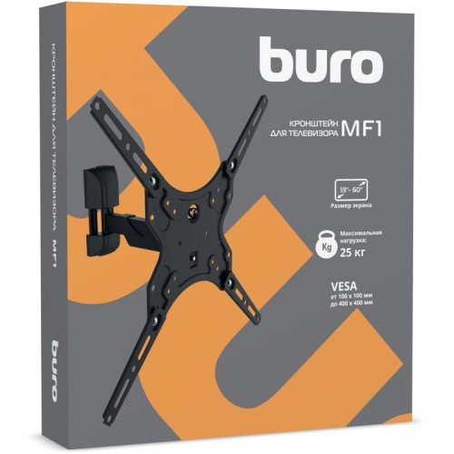 Кронштейн для телевизора Buro MF1 черный 13