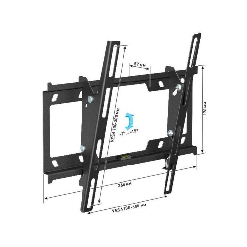 Кронштейн для телевизора Holder T3626-B черный 22