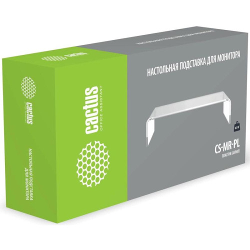 Подставка под монитор Cactus CS-MR-PL прозрачный Подставка под монитор Cactus CS-MR-PL прозрачный