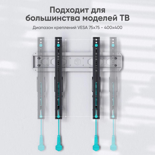 Кронштейн для телевизора Onkron TM5-BW черный/белый 32