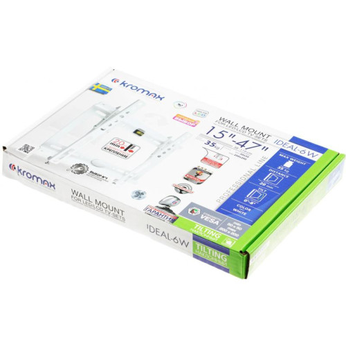 Кронштейн для телевизора Kromax IDEAL-6 белый 15