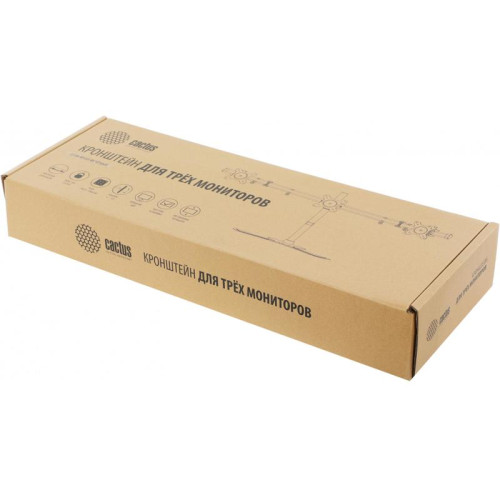 Кронштейн для мониторов Cactus CS-VM-MP330S-BK черный 15