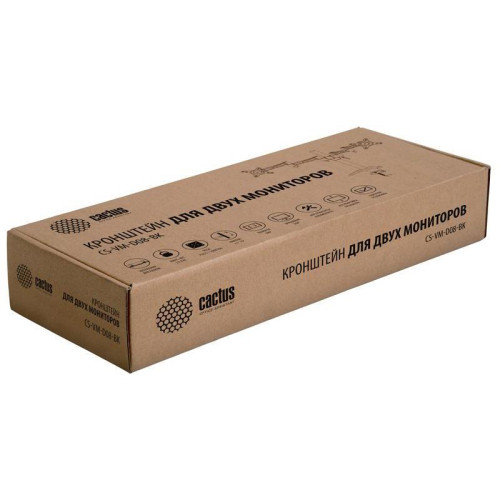 Кронштейн для мониторов Cactus CS-VM-D08-BK черный 13