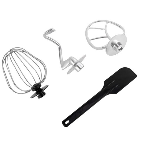 Кухонная машина Vitek VT-1435 планетар.вращ. 1000Вт черный/серебристый