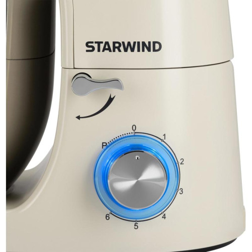 Кухонная машина Starwind SKM8283 планетар.вращ. 1900Вт кремовый