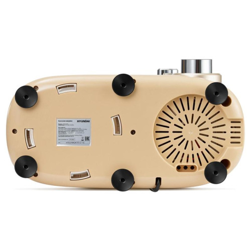 Кухонная машина Hyundai HYMS7451 планетар.вращ. 1400Вт золотистый