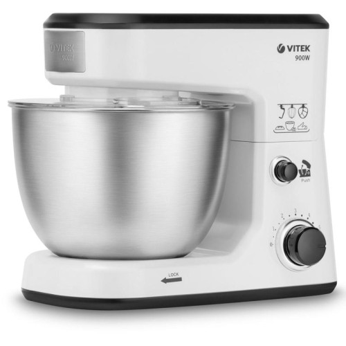Кухонная машина Vitek VT-1438 планетар.вращ. 900Вт белый
