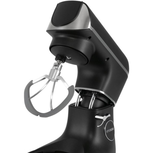 Кухонная машина Hyundai HYM-S8591 планетар.вращ. 1500Вт черный/серебристый