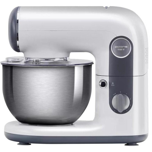 Кухонная машина Polaris PKM 1101 планетар.вращ. белый