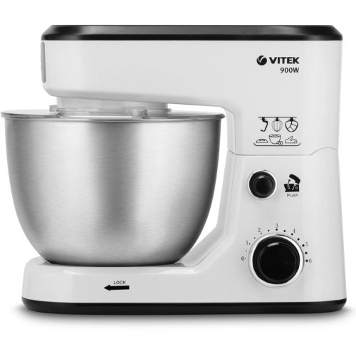 Кухонная машина Vitek VT-1438 планетар.вращ. 900Вт белый