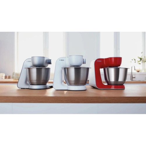 Кухонная машина Bosch MUM58251 планетар.вращ. 1000Вт белый/серый