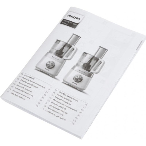 Кухонный комбайн Philips HR7510/10 800Вт черный