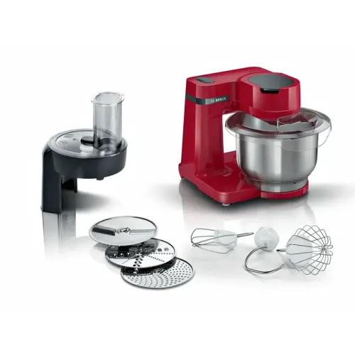 Кухонный комбайн BOSCH MUMS2ER01 красный, 700 Вт, 3.8 л