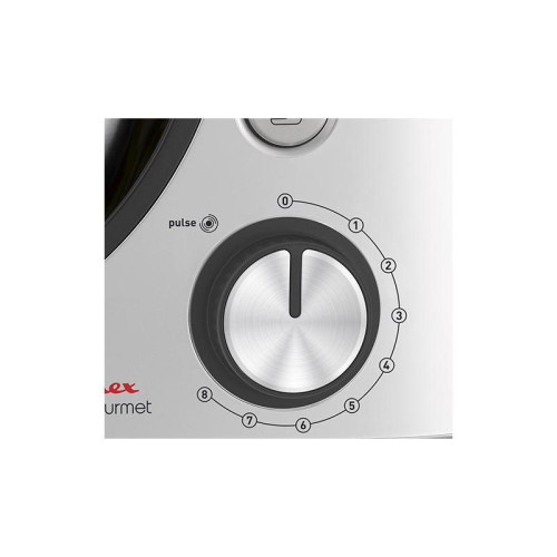 Кухонная машина Moulinex QA51AD10 планетар.вращ. 1100Вт серебристый/черный