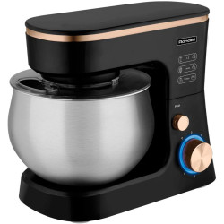 Кухонная машина Rondell RDE-1404 планетар.вращ. 2000Вт черный/золотистый