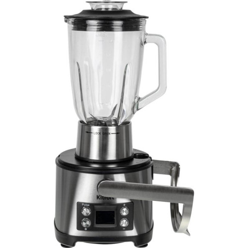 Кухонный комбайн Kitfort КТ-1395 800Вт серебристый/черный