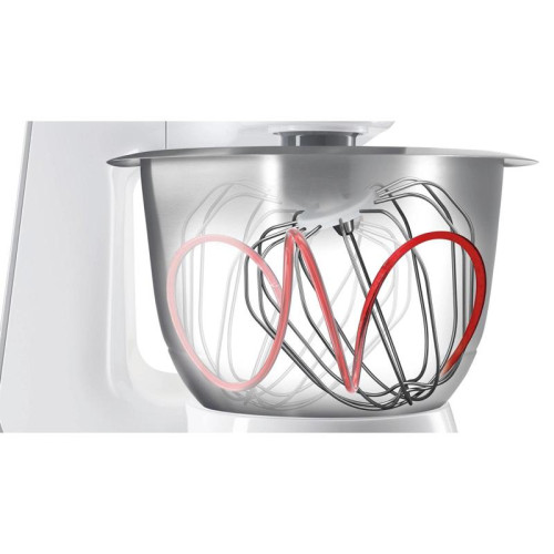 Кухонная машина Bosch Mum5 MUM58720 планетар.вращ. 1000Вт красный/серебристый