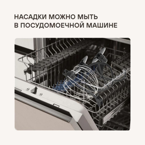 Кухонная машина Rondell RDE-1405 планетар.вращ. 1800Вт серебристый